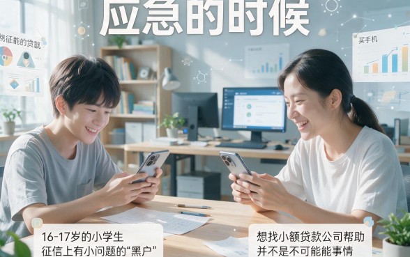 16岁适合黑户5个小额贷款平台，1000元秒下款2026最新盘点