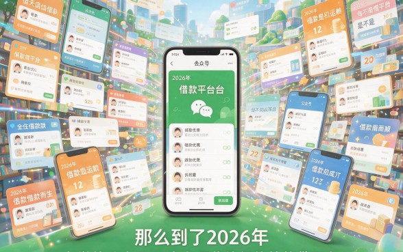 2026微信公众号下款有哪些?这5个下款2000的APP对征信要求不高,2026年真是没想到这么省!