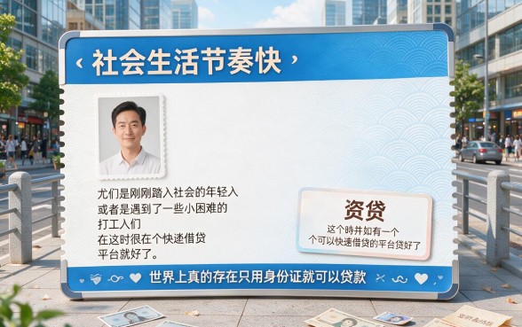 只凭身份证能借钱的软件有哪些？这5个秒放款平台值得收藏
