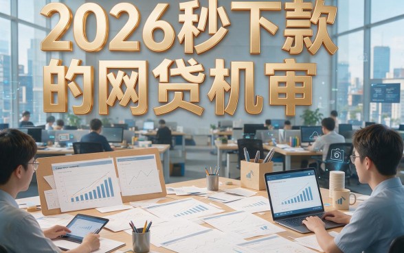 2026秒下款的网贷机审合集来了！这5个最新平台，资质差也能秒过