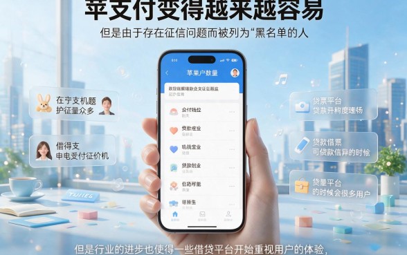 黑户苹果手机必看！2026不看征信的借贷平台主推产品，这5个借5000的口子对征信要求不高