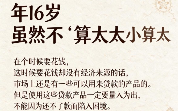 十六岁急用钱能借什么贷款？这5个正规低息借款口子2026最新盘点