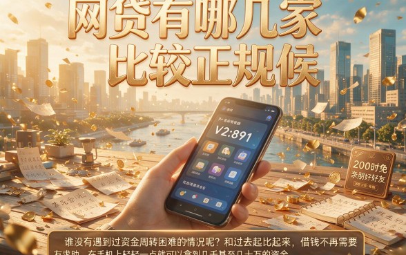 网贷有哪些正规公司？这5家借款5000的APP很合适