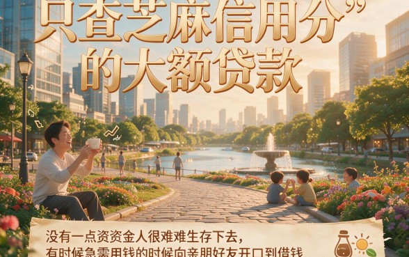 芝麻信用分大额度贷款轻松到手！这5个平台只查芝麻分，5000元极速到账不繁琐