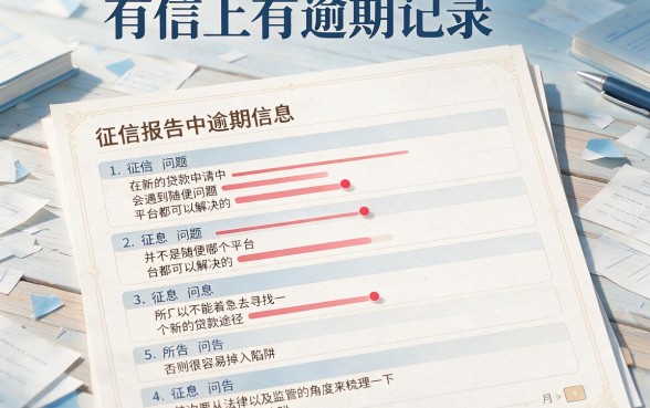征信有逾期别慌！最近贷款新口子上哪找？精选渠道一文速览