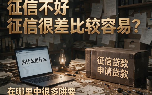 征信黑了、征信不好、征信烂，哪里贷款方便又容易？2026内部人爆料速看！