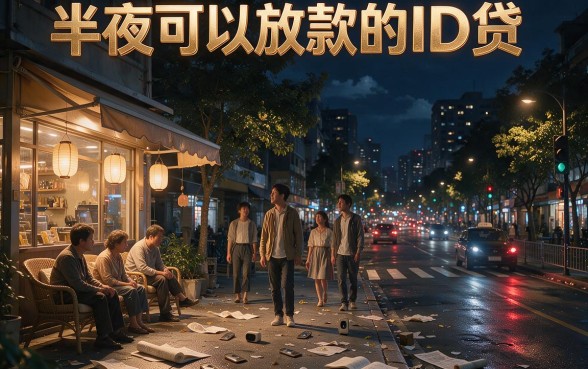 半夜急用钱？2026这5个黑户借款APP精选，半夜能放款的ID贷随借随还！
