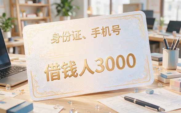 身份证手机号借钱人人3000,亲测这5个凭手机号贷款5000的口碑平台更稳妥
