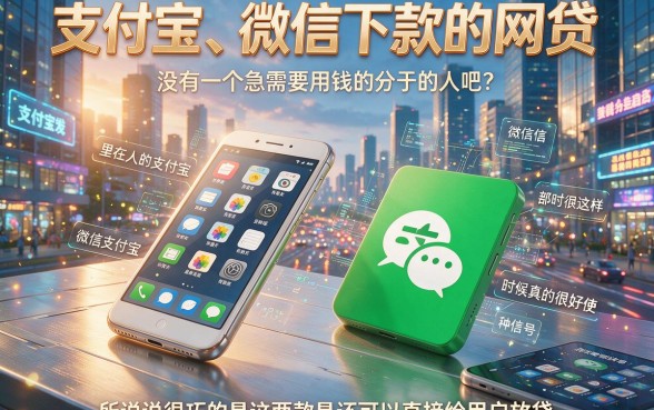 这5个支付宝微信直接下款的网贷平台，7000元秒到账快转发