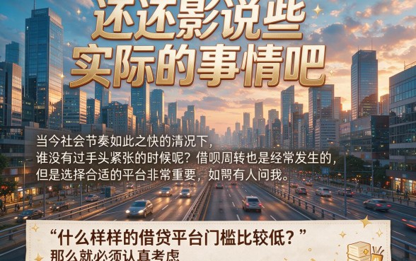 什么借贷平台门槛低一点？实测这5个低门槛平台，急用钱必看拆解！