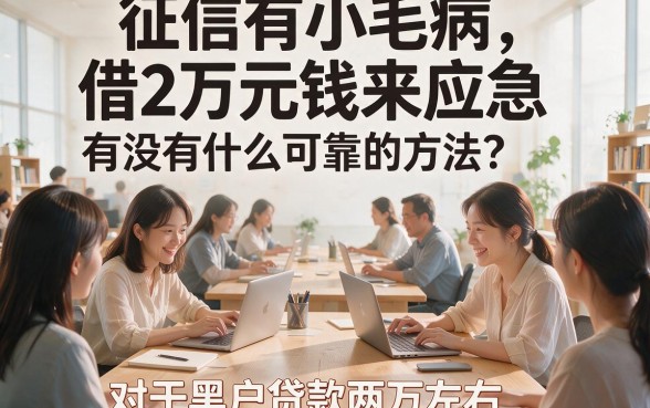适合黑户2026年两万左右小额贷款低息渠道大揭秘