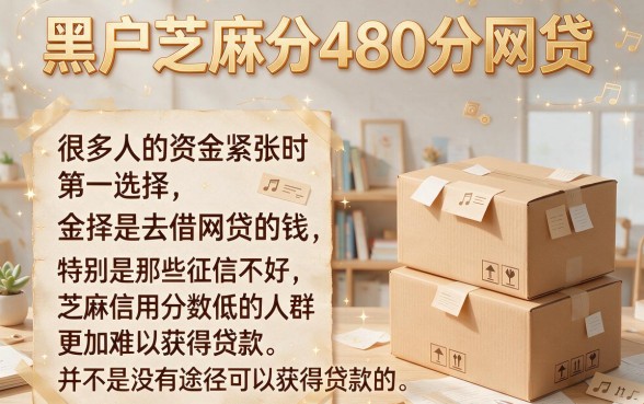 黑户芝麻分480必下网贷！实测借2500元的口子深度解析