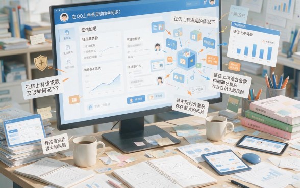 征信有逾期，QQ上贷款怎么贷？手把手教你操作，看完就知道划不划算！