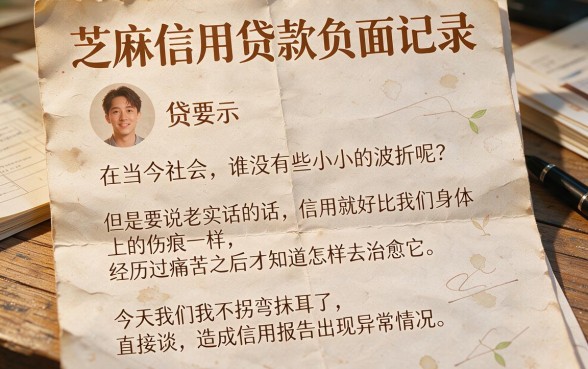 2026亲测有效！芝麻信用贷款负面记录这样消除最靠谱