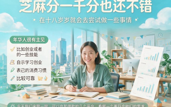 18岁芝麻分1000也能贷款？2026最新口子推荐，这5个渠道轻松借到3000！