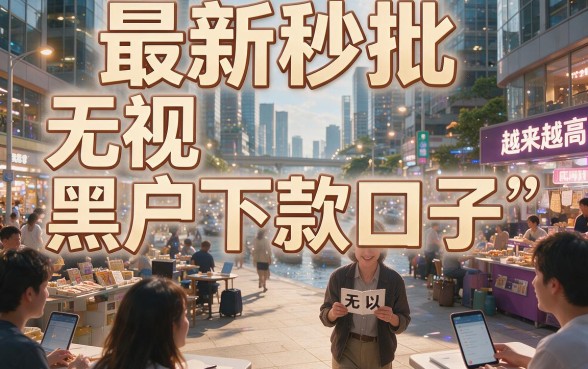 2026最新秒批无视黑户下款口子盘点!这5个对黑户要求不高、额度5000的口子速看