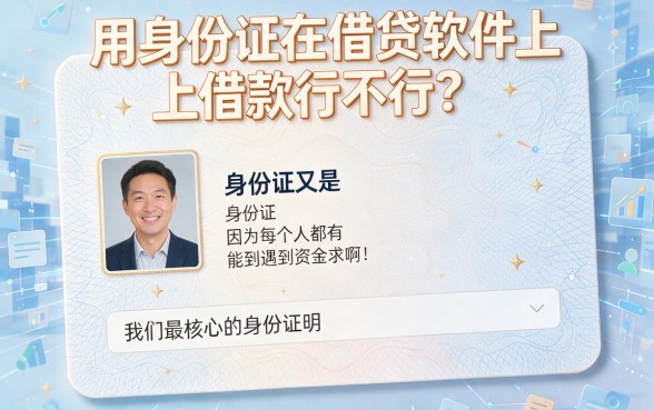 只凭身份证就能借？这5个借钱软件短期应急合适，5500元快速到账
