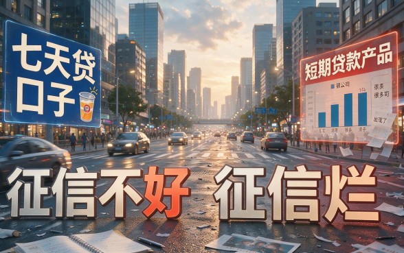 征信黑、征信烂、征信不好也能下？七天贷同公司口子精选，好物推荐速看！