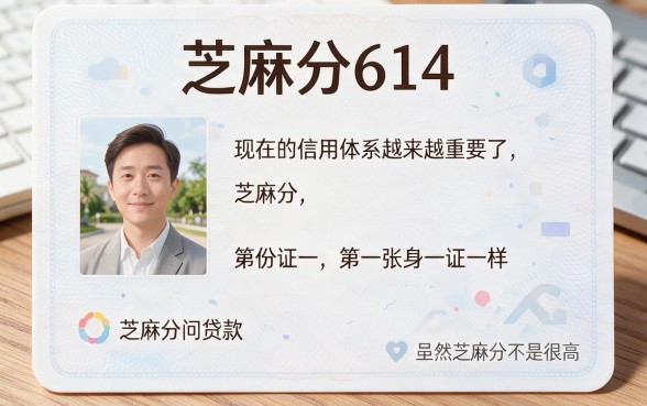 芝麻分614怎么贷款?2月最新5个口子,芝麻分614也能借2000!