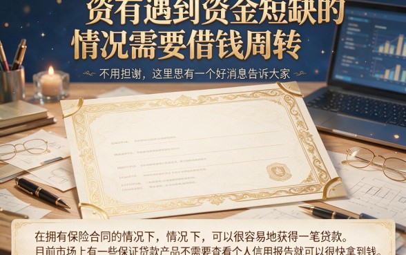 有保单不查征信！2026年保单贷款精选5个全面盘点