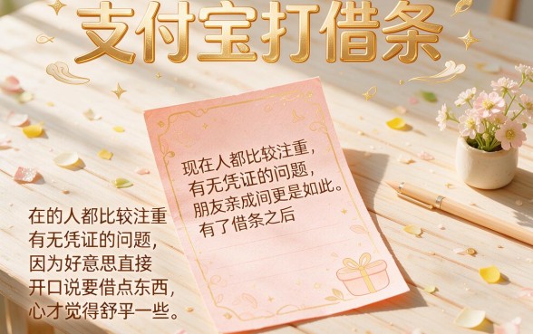 征信不好也能借！2026年必读的5个支付宝打借条公众号