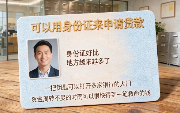 凭身份证高的贷款渠道大盘点，这5个1000元秒批口子千万别错过