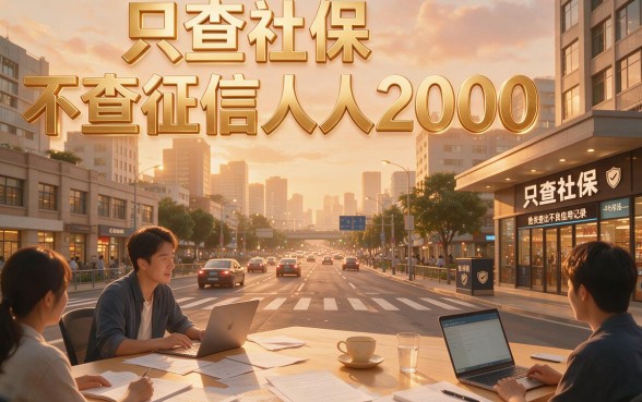 秒下2000！2026年只看社保不查征信，人人可借的应急口子来了