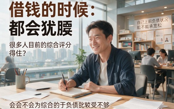 不看负债综合评分也能下款！2026年这5个渠道详细罗列
