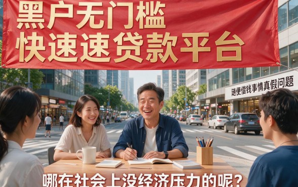 黑户无门槛快速贷款平台是真便利还是纯忽悠？揭开背后不为人知的真相