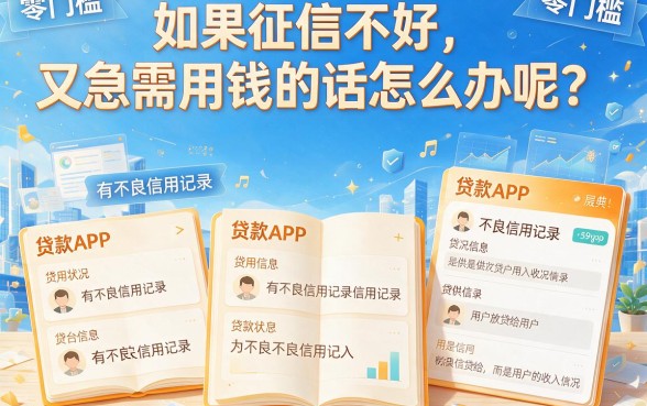 2026年必备！5个对征信要求不高的0门槛黑户贷款app，黑户也能借4000
