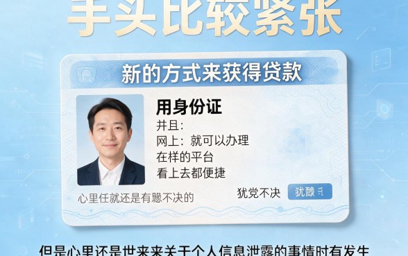 2026凭身份证贷款网贷口子大盘点，这5个秒批还不看征信