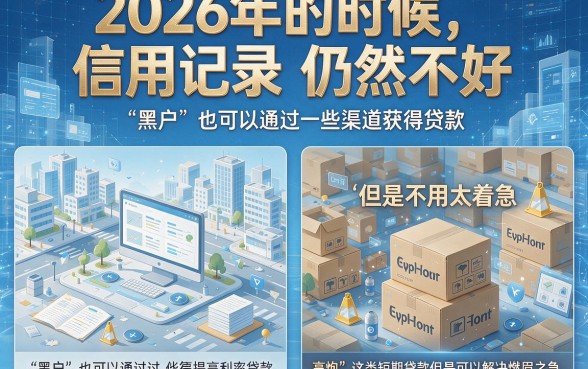 2026黑户高炮借款系列盘点，5个要求不高的口子借7000临时救急太意外