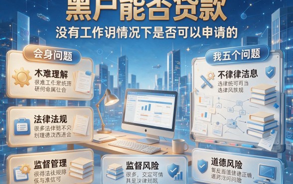 黑户不需要工作证明的贷款到底靠不靠谱？深度揭秘，建议收藏！