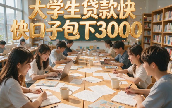 2026行家揭秘！5个大学生贷款快口子，3000元包下款速看