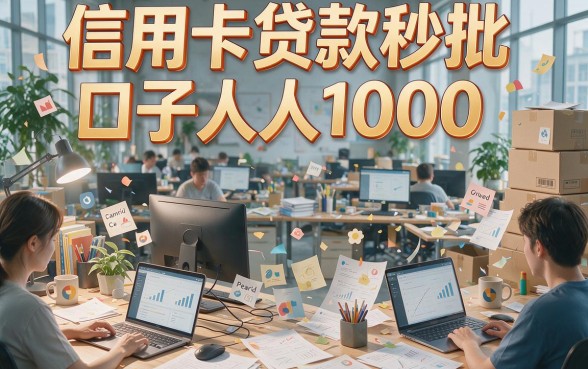 速览!5个信用卡贷款秒批的口子,人人1000轻松到手
