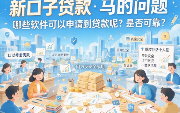 2026最新盘点！新口子贷款有哪些软件可以借到钱？这5个对征信要求不高，借1000元临时周转必看