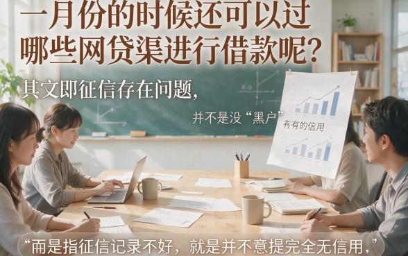 适合黑户1月还能下款的网贷口子有哪些？这5个黑户借款1000的口子别等错失