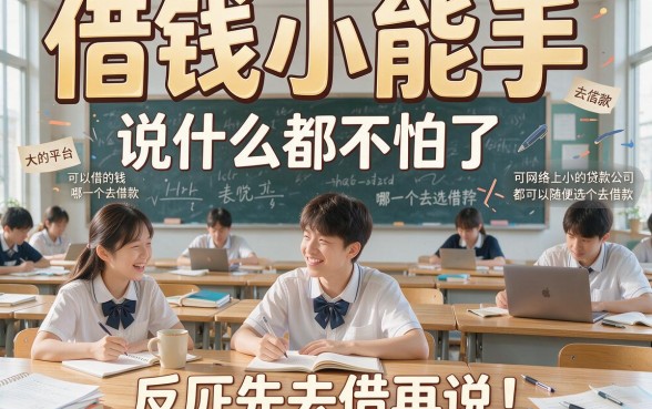 大学生无视一切借钱！2026年这5个不查要求不高、轻松借5000的口子梳理