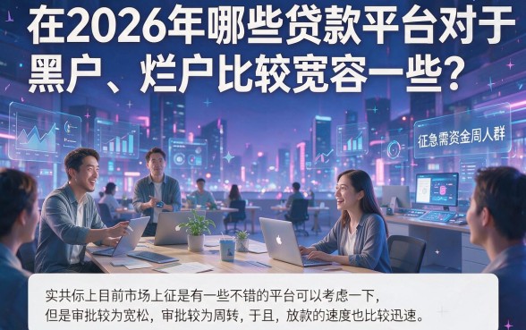 速览！2026黑户烂户必下款口子盘点，这5个500元必下款渠道你必须知道