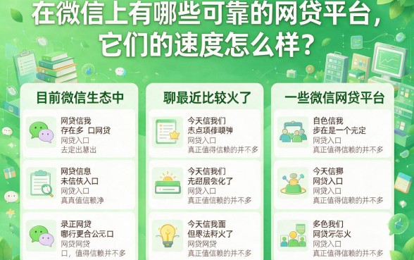 最新微信网贷下款口子盘点！这5个小额借款1000元门槛低好下款