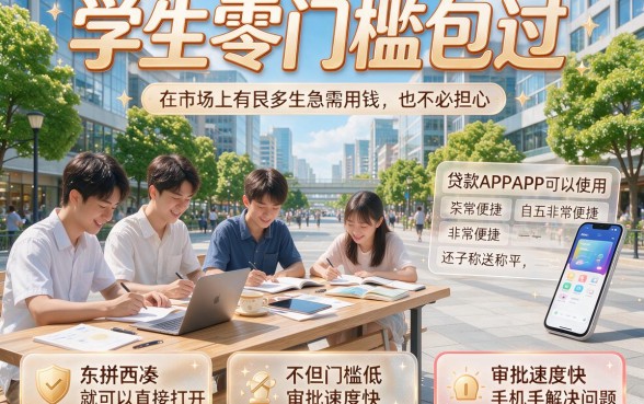 学生必看！零门槛包过的贷款App推荐合集