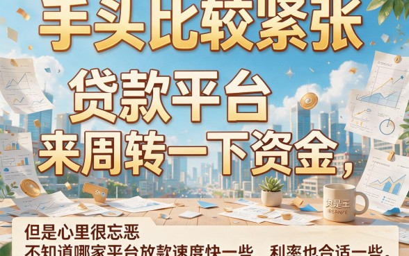 急用钱速看！最新贷款平台哪个好下款？这5个借款3500容易通过的平台别错过