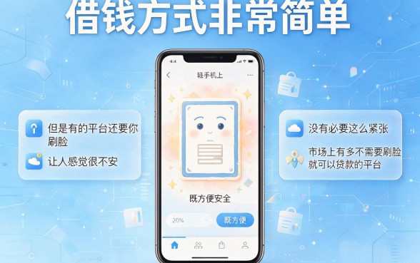 实测盘点：2026年哪些平台借款不用扫脸？这5个小额贷款App秒过、征信要求还不高