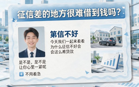 征信黑了烂了哪里还能借到1000块？这几种方法立马清楚！