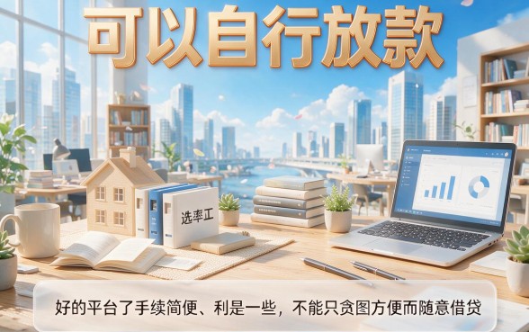 这5个能自己放款的平台，借款3000直接无视征信