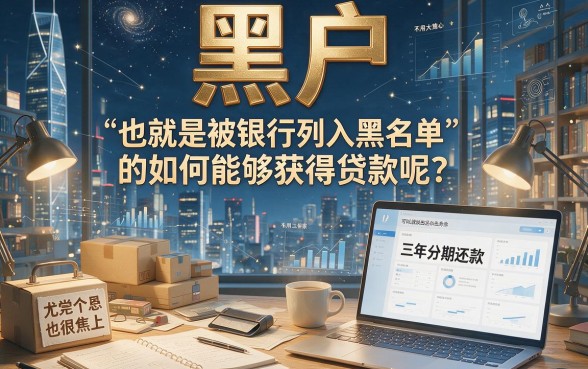 2026年必下款！这5个黑户贷款分三年还的软件，4500元轻松借到账