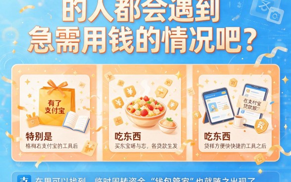 支付宝能借款还款的贷款有哪些？2026年最新盘点：这5个3000元借款平台今日总结