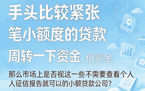 无视征信！2026年什么小额贷不查征信的平台呢？借款20000的口子渠道大盘点