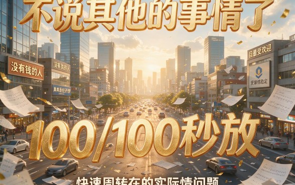 100%秒下款的口子被千人围观！2026年必跟这5个100秒放款借款APP