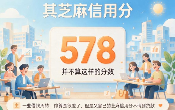 芝麻信用分578能贷款吗?2026年这5个借款2500的口子对分数要求真不高